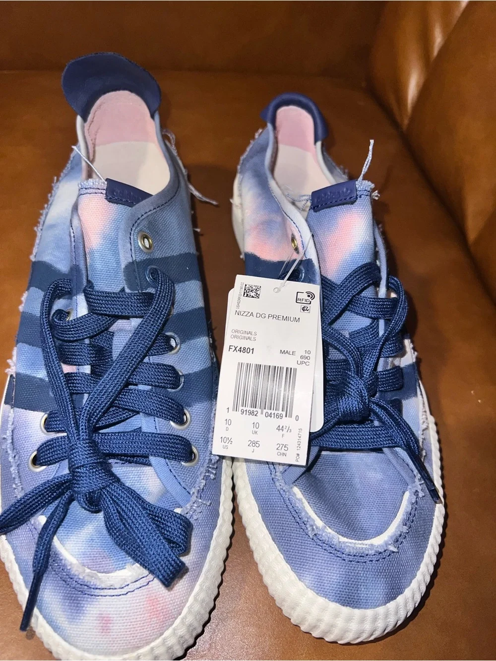 Donald Glover x adidas Nizza Premium 'Noble Indigo' men’s size 10.5